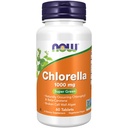 Nu livsmedelstillskott, Chlorella 1000 mg med naturligt förekommande klorofyll, Beta-Carotene, blandade karotenoider, vitamin C, järn och protein, 60 tabletter