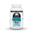 Källa Naturals Pantothenic Acid 500 mg Vitamin B-5 Kosttillskott - 100 tabletter