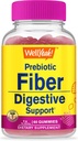 WellYeah Prebiotic Fiber Gummies för vuxna Fiber Supplement för kvinnor och män - Digestive Health Fiber Supplements - Vegan, Gluten-Free och Non GMO - Berry Flavor - 60 Count