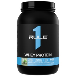 Regel 1 Whey Protein - 24g Fast-Acting Protein från All-Whey Källor med Naturligt Occurring EAAs & BCAAs för Workout Recovery eller Anytime Use (2 Pounds *, Mint Chocolate Chip)
