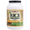 NutriBiotic - Vanilla Rice Protein, 3 Lb (1,36 kg) | Low Carb, Keto-Friendly, Vegan, Raw Protein Powder | Grown & Processed Without Chemicals, GMO eller Gluten | Lätt att Digest & Nutrient Rich