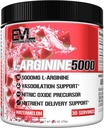 Evlution Nutrition Nitric Oxide Booster L-Arginine Supplement - High Potency Nitric Oxide Supplement med 5000mg L Arginine för förbättrade pumpar energi muskeltillväxt och vaskularitet NO Booster
