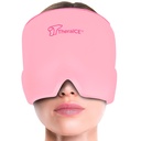 TheraICE Headache Relief Cap, Migraine Ice Pack Mask Products, Women Cooling Gel Hat, Face Cold Compress Head Wrap för hennes stress. Stor födelsedagspresent för mamma, syster, mormor, flickvän och lärare