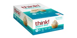 Tänk! Protein Bars med Chicory Root för Fiber, Digestive Support, Gluten Free med Whey Protein Isolate, Cupcake Batter, Snack Bars utan Artificial Sweeteners, 1.4 Oz (10 Count)