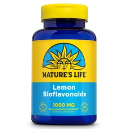 Naturens Life Lemon Bioflavonoids 1000mg - Citrus Bioflavonoids Tillägg med Hesperidin och Rutin - Antioxidant och cellulärt stöd, vitamin C Absorption - 60 dagars garanti, 100 Serv, 100 tabletter