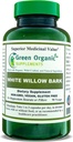 Green Organic Supplements Capsule White Willow Bark (enkel)