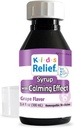 Barn Relief Syrup med lugnande effekt, för barn 0-12 Yrs, Grape Flavor, Gluten och Dye Free, No Added Sugar, 3.4 oz