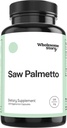 Wholesome Story Saw Palmetto för kvinnor | Saw Palmetto Extract & Powder Blend | Support Hair, Skin och Nail Health | Hormonal Balance | 500mg kapslar | 100 Day Supply