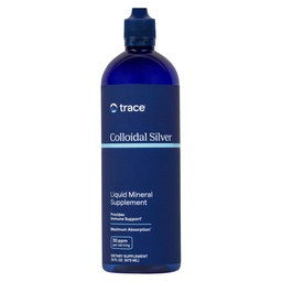 Trace Minerals Colloidal Silver - Pure Colloidal Silver Supplement for Immune Support - Natural Mineral Drops - High-Potency Formel - Glutenfri - Vegan - 16 fl oz (48 portioner)