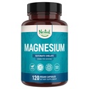 Nested Naturals Magnesium Glycinate Chelate - 200mg Chelated Magnesium Supplement för muskelkramper, avkoppling och sömnstöd - 100% Albion TRACCS Buffered Magnesium Glycinate - 120 Vegan kapslar