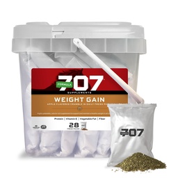 Formel 707 Weight Gain Equine Supplement, Daily Fresh Packs, 28 Day Supply - Palatable, Calorie-Rich Nutritional Support för Hard-to-Keep och Senior Horses