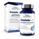 1MD Nutrition ProstateMD Saw Palmetto Prostate Support Supplement - Stöd för urinvägar och frekventa badrumsstyrkor | 30 dagars leverans