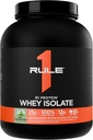 Regel 1 R1 Protein Whey Isolate - med 25g protein & 6g BCAA exklusivt från isolerade och hydrolyserade källor för träningsåterhämtning (5 pund *, Mint Chocolate Chip)