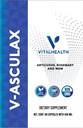 Vital Health V-Asculax Circulation Support - Hjärthälsa, Blodflöde, Fluid Retention & Arterial Circulation - Natural Herbal Formel med Häxa Hazel, Rue, Artichoke, Rosemary, MSM & Horsetail