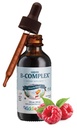 Maxi Health Kids Raspberry Liquid Vitamin B Complex - Vitamin Supplement med vitamin B12 - Sublingual B Vitamins Komplexa droppar för barn med B1 B2 B3 B5 B6 Biotin Folic Acid - 2 fl Ounces
