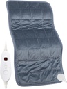 Weighted Heating Pad, 17''x 33" XXXL Extra-Large Electric Heat Pad for Back Pain Relief w/6 Heat Settings 2H Auto Shut-Off, w/4.9lbs BPA-Free Beads for Cramps Neck Shoulder Arms Legs Machine Washable