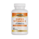 Nature’s Lab Gold Super Vitamin C 1000mg – Immune System Support – Contains Bioflavonoids Complex & Quercetin – Non-Acidic, Non-GMO, Gluten Free, Vegan – 120 Capsules (2 Month Supply)