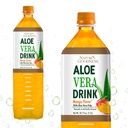 Naturens godhet Aloe Vera Drink med Pulp Mango smak - 50,7 Fl Oz (1,5 L) - Uppfriskande dryck med Real Aloe Vera Juice