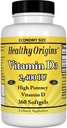 Hälsosamma ursprungs vitamin D3, 2400iu, 360 Sgel