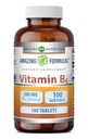 Fantastiska formler Vitamin B6 Pyridoxin 200mg 100 tabletter Supplement | Icke-GMO | Gluten Free | Made in USA