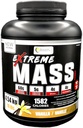 Extreme Mass Weight Gainer Muscle Builder, 10 lb (4,54 kg) med mindre socker för intensiv träning Made of high Calorie Fortified whey Protein (Vanilla)