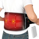 Comfytemp Cordless Heating Pad med Massager för Back Pain Relief, Portable Lower Back Massager FSA Berättigade HSA laddningsbara, födelsedagspresenter för kvinnor män mamma pappa Seniors Christmas 3 Heat 30 Auto-Off