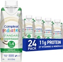 Kompleat Pediatric Standard 1.4mL, Plant Based Nutritionally Complete Shake, Tube Feeding Formel, Vanilla Flavor, 24 Pack