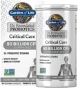 Garden of Life Dr. Formulated Probiotics Critical Care 80 Billion CFU 15 Strains Colon Health and Immune System, 30 Capsules