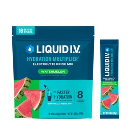 Liquid I.V.® Hydration Multiplier® - Watermelon | Electrolyte Powder Drink Mix | 1 Pack (16 portioner)
