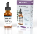 NASALFRESH MD - Eucalyptus Essential Oil - Nasal Irrigation - Congestion Relief - Nasal Wash Additive - High Grade Essential Oil - Cleanses & Moisturizes Nasal Passages - 1oz