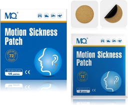 MQ 84ct Motion Sickness Patches Non Drowsy, Sea Sickness Patches för Cruise Travel Essentials, vattentät patch bakom örat för bilflygplan Altitude Sickness, Lång sist 72H