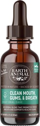 Earth Animal Apothecary Liquid Supplement - Clean Mouth, Gums & Breath Herbal Remedies för hundar och katter - 2 fl oz