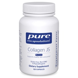 Rena inkapslingar Kollagen JS - Hud & Gemensam Hälsa * - 1000 mg Hydrolyserad Biocell Kollagen - Glutenfri & Non-GMO - 120 kapslar
