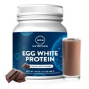 MRM Nutrition Egg White Protein | Chocolate Flavored | 23g Fat-Free Protein | med Digestive enzymer | Högsta biologiska värde | kliniskt testad | 20 portioner