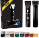 The Beard Club Beard Trimmer för män - Electric Cordless Rechargeable Beard & Hair Trimmer - High Power 7000 RPM - 8 Färgguider 45 unika Trim Lås