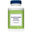 Vitamin Shoppe Hawthorn Extract, med standardiserad och hel Hawthorn, kraftfull antioxidant som stöder kardiovaskulär hälsa, stöder cellulär hälsa (300 kapslar)
