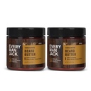 Varje man Jack skägg smör - Subtil Sandalwood Fragrance - Hydrates och Styles Dry, oregelbundna skägg medan du lindrar Itch - Naturligt härledd med Shea Butter och Coconut Oil - 4-ounce (2 Pack)