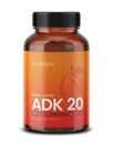 Nutriissa ADK 20 - Immune & Bone Health Support med vitamin A, D & K (25,000 IE) - 4-månaders leverans - EPEB Certified for Purity & Potency - 120 Vegan Capsules