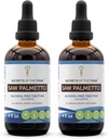 Saw Palmetto Tincture Alcohol-Free Liquid Extract, Saw Palmetto (Serenoa Repens) Torkade Berry (2x4 FL OZ)