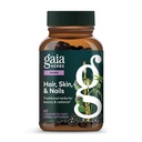 Gaia Herbs Hair, Skin & Nails - Tillägg för att stödja hälsosam hud, hår och nagelhälsa * - Astaxanthin, Horsetail, Gotu Kola & Burdock - 60 Vegan Liquid Phyto-Capsules (30 portioner)