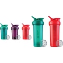 BlenderBottle Classic V2 20-Ounce Shaker Bottle, 3-Pack: Red, Green och Plum & Classic V2 Shaker Bottle Perfect för Protein Shakes och Pre Workout, 28-Ounce (2 Pack), Red, Green