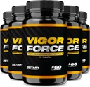 (5 Pack) Vigor Force for Men, Vigor Force High Performance Formula, Officiell Vigor Force Male Pills 8.50, Premium Ingredienser för maximal effektivitet, Vigor Force Reviews VigorForced (300 kapslar)