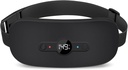 NOWWISH Värme Pad för period kramper Smärta Relief, Portable Electric Cordless Menstrual Värme Pad laddningsbar med 6 Värmenivåer och 6 Massage Modes, julklappar för kvinnor Teen Girls, Black