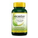 MigreLief Original Triple Therapy med Puracol - Nutritional Support för Migraine Sufferers - 60 Caplets / 1 månad Supply