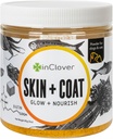 I Clover Dog Skin and Coat Supplement, BioRadiant Natural Supplement for Dogs, Healthy Skin and Coat, Fish Oil Alternative Uses Carrots, Coconut, Omega 3's, Biotin och Zink Soothe Skin