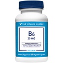 Vitamin B6 stöder energiproduktionen 25 MG (100 vegetabiliska kapslar)