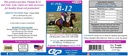SU-PER B-12 Energy Horse Supplement - Equine Vitamins B-12 & B-9 Folic Acid Support Powder - 12,5 pund, 6 månaders leverans