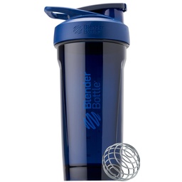 BlenderBottle Sport Shaker Bottle med Wire Whisk, 28-Ounce, Blue - Protein Shakes & Hydration för idrottare & Fitness Entusiaster, Easy Mixing, Durable & Lightweight, Lockable Lid