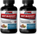 Hårtillväxt Support Vitaminer - DHT Blocker Hair Formel - Stöd Hälsosam hårtillväxt - han shou wu Extract, dht Blocker för män, dht Blocker Advanced trichology, dht Blocker med biotin 2Bot 120Tabs