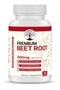 Beet Root Capsules - Premium Organic Beetroot Powder - Nitric Oxide Supplement - Hjärthälsa, cirkulation och Stamina Support - Non-GMO - 60 Vegan kapslar